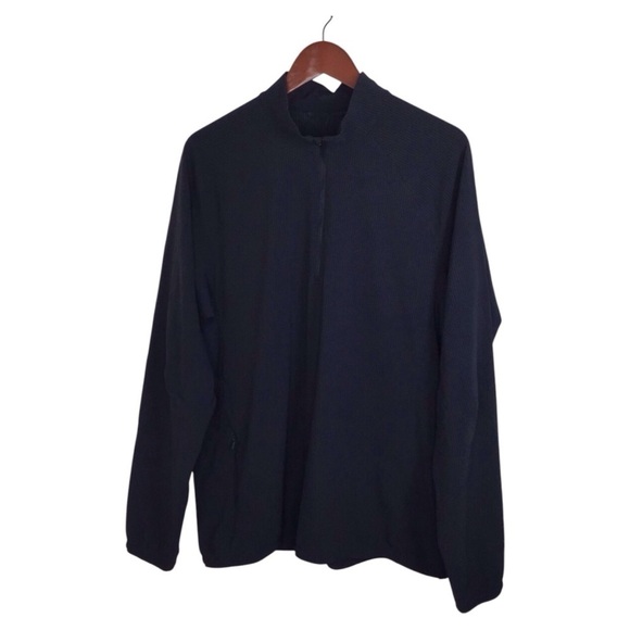 Lululemon Waffle Knit 1/2 Zip Pullover in Navy. - Picture 1 of 10